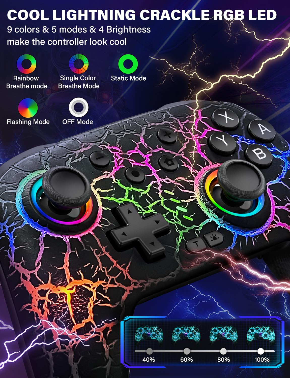 Switch Pro Controller Wireless Control - Compatible with Nitendo